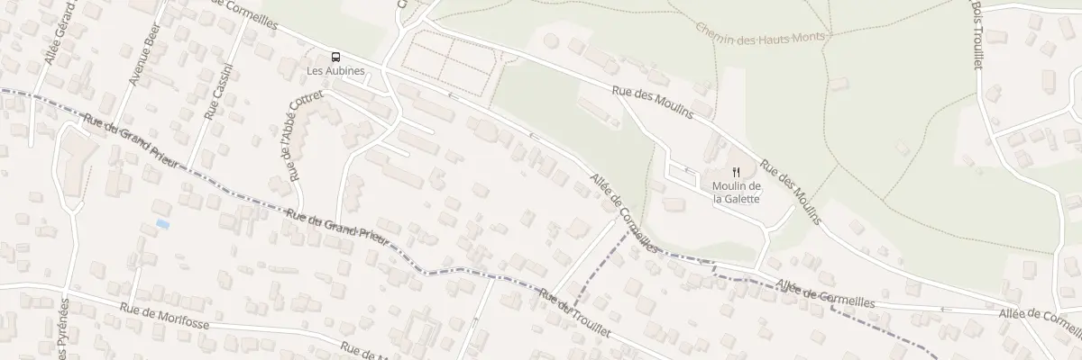 Plan du 69 All de Cormeilles à Sannois