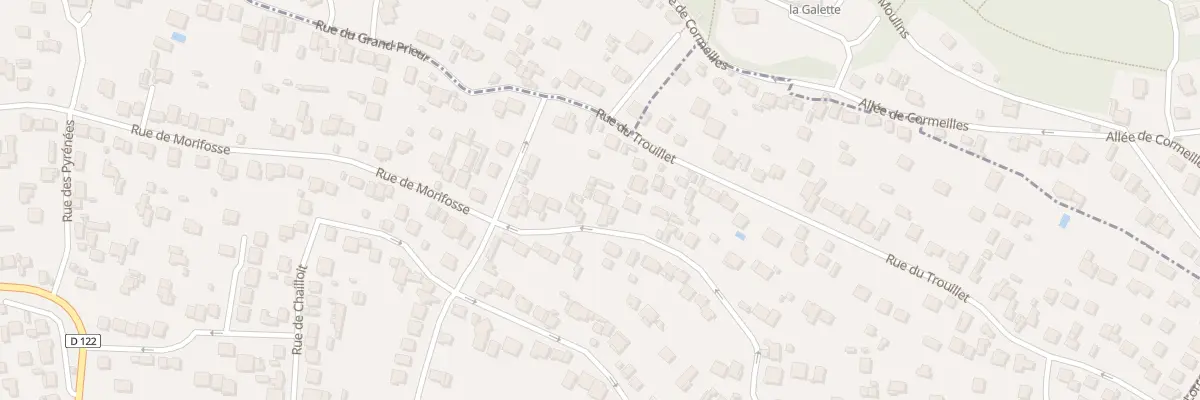 Plan du 30 Rue de Morifosse à Argenteuil