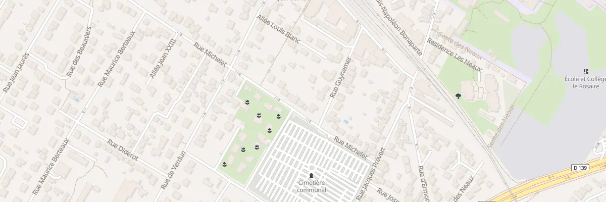 Plan du 14 Rue Michelet à Saint-Leu-la-Forêt