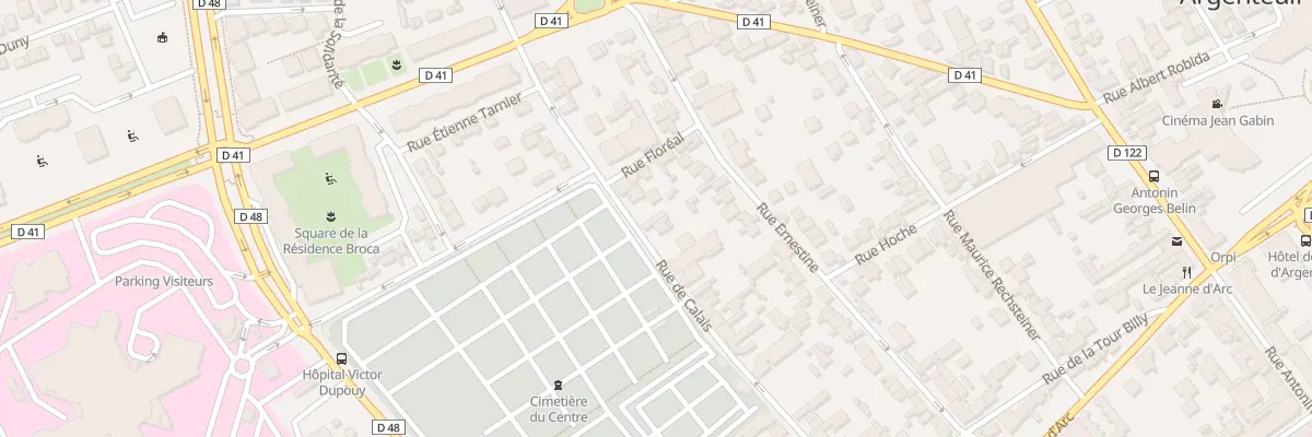 Plan du 104 Rue de Calais à Argenteuil