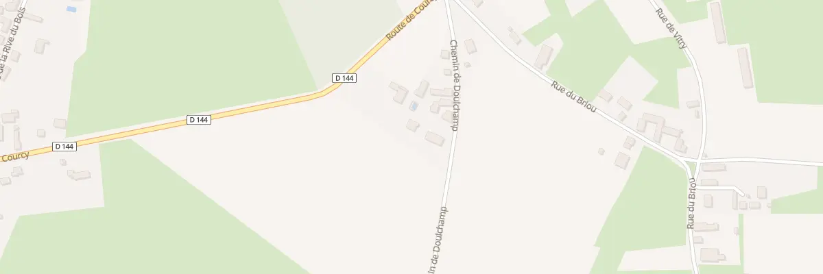 Plan du 14 Che de Doulchamp à Vrigny