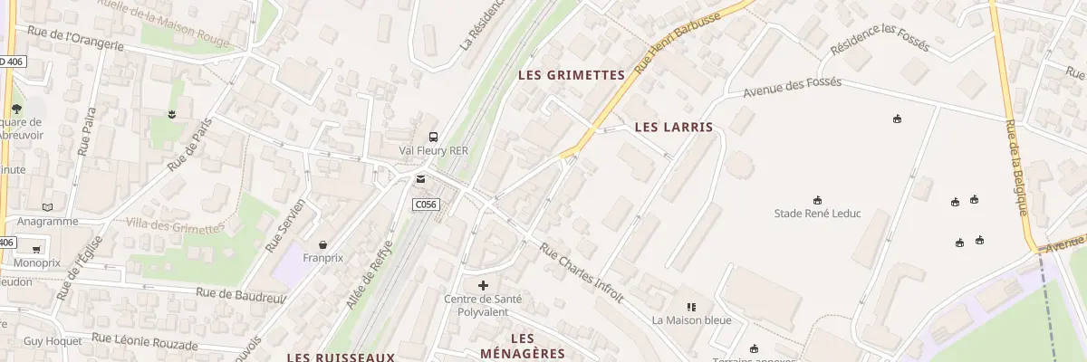 Plan du 70 Rue Henri Barbusse à Meudon
