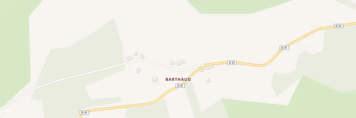 Plan du 2 Barthaud à Magnat-l’Étrange