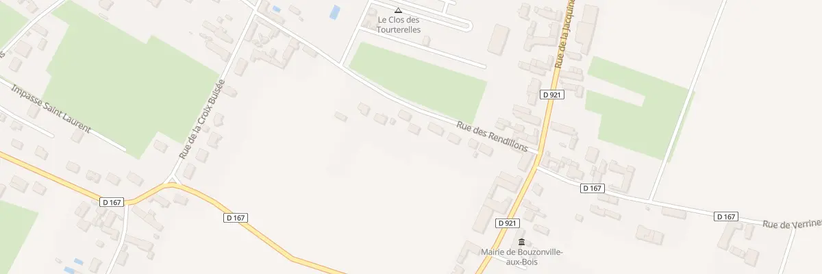 Plan du 38 Rue des Rendillons à Bouzonville-aux-Bois