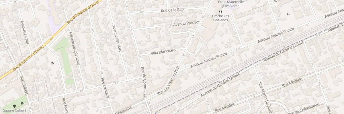 Plan du 238 Rue des Voies du Bois à Colombes