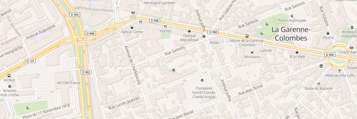 Plan du 77 Rue Sartoris à La Garenne-Colombes