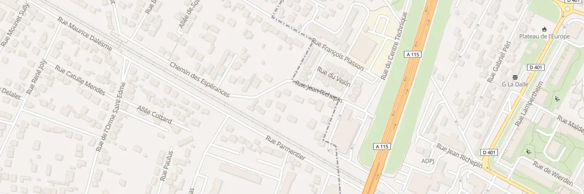 Plan du 10T Che des Esperances à Franconville