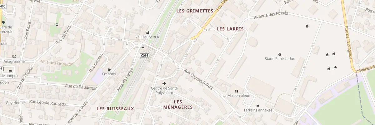 Plan du 93 Rue Henri Barbusse à Meudon