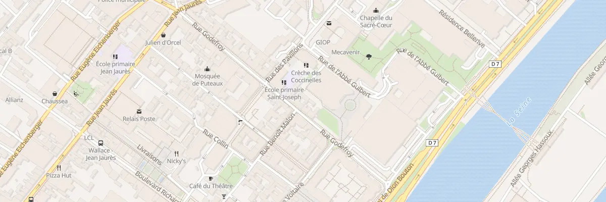 Plan du 22 Rue Godefroy à Puteaux