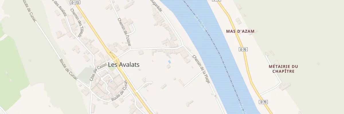Plan du 8 Che du Port à Saint-Juéry