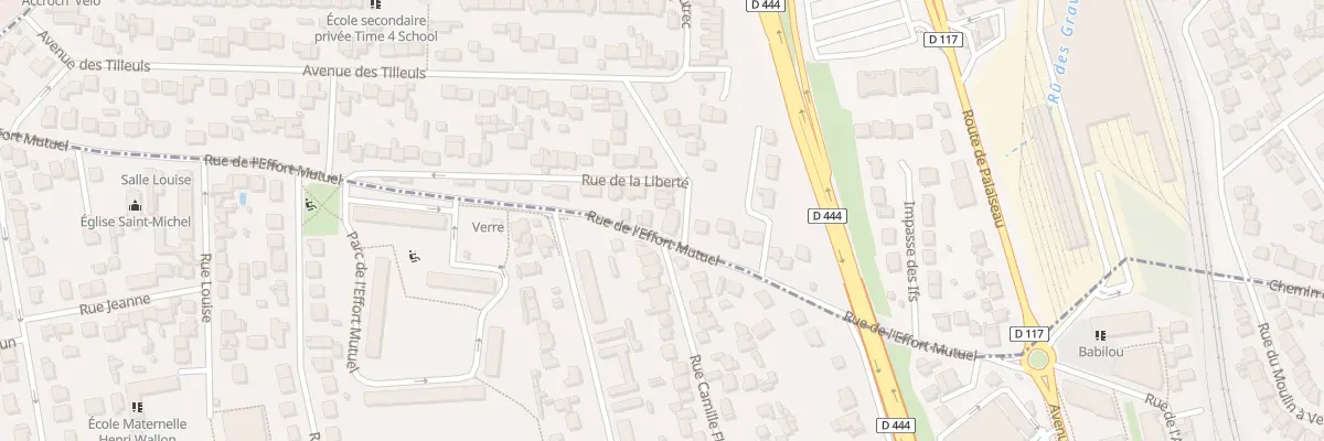 Plan du 28 Rue de l’Effort Mutuel à Massy