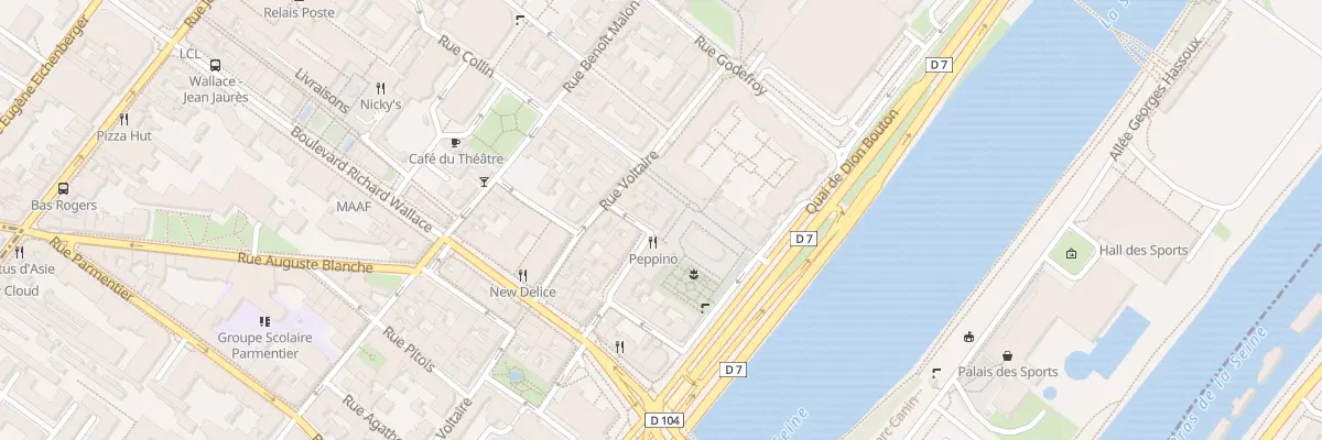 Plan du 4 Rue de l’Eglise à Puteaux