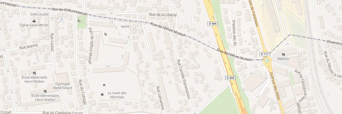 Plan du 25 Rue Camille Flammarion à Palaiseau