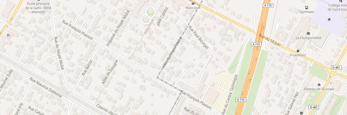 Plan du 97 Rue du Noyer Mulot à Ermont