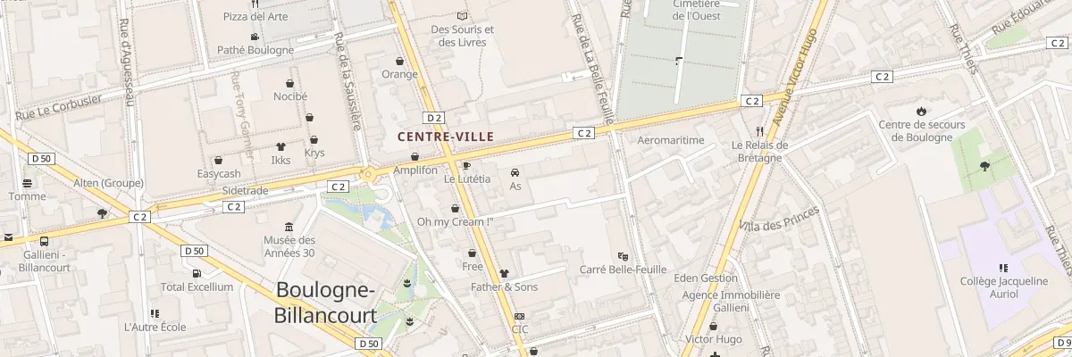 Plan du 101 Rue Gallieni à Boulogne-Billancourt