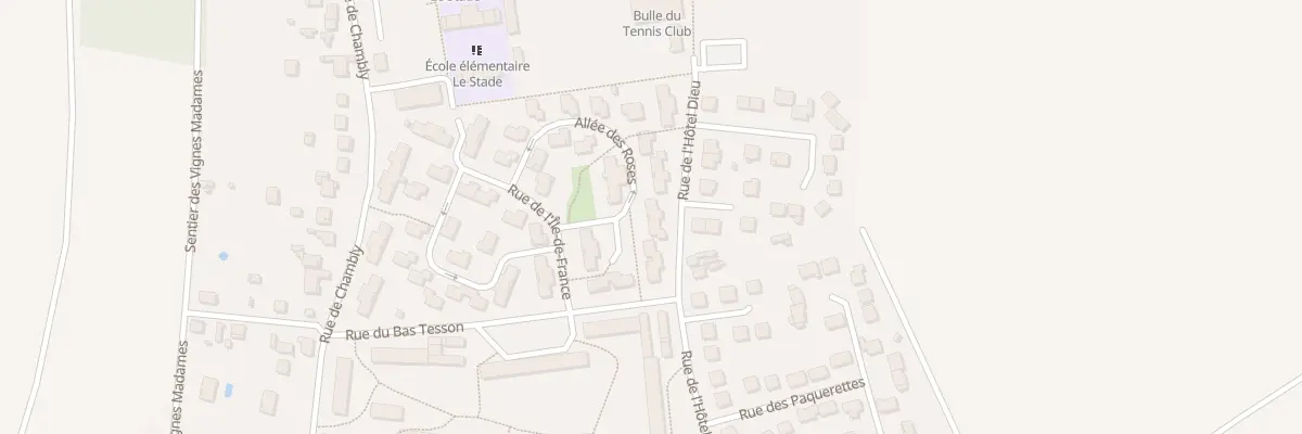 Plan du 21 Rue de l’Hôtel-dieu à Champagne-sur-Oise