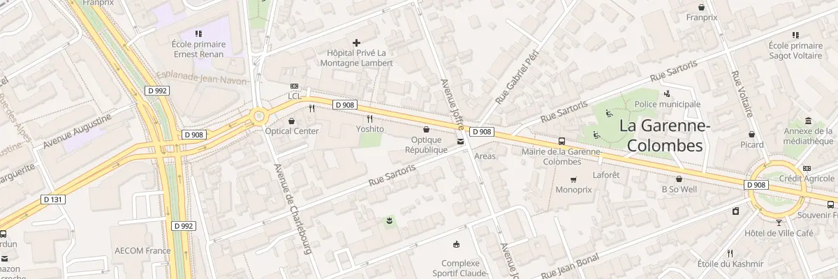 Plan du 80 Rue Sartoris à La Garenne-Colombes