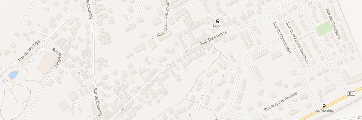 Plan du 33 Rue des Martyrs à Champagne-sur-Oise