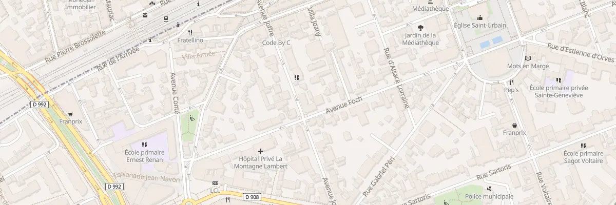 Plan du 11B Av Joffre à La Garenne-Colombes