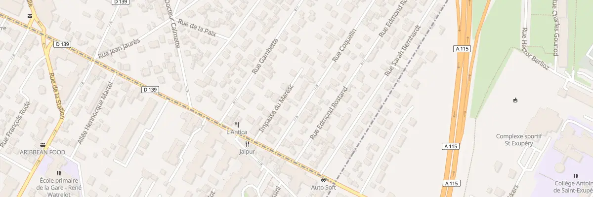 Plan du 9 Rue Coquelin au Plessis-Bouchard
