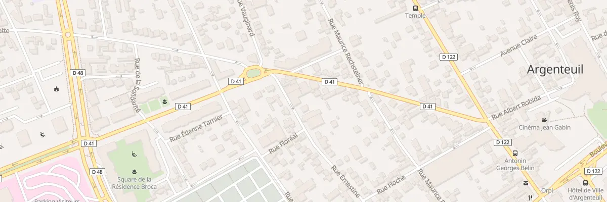 Plan du 52 Rue Ernestine à Argenteuil