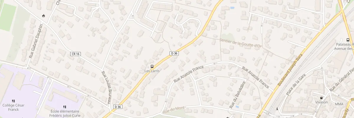 Plan du 63 Rue Maurice Berteaux à Palaiseau