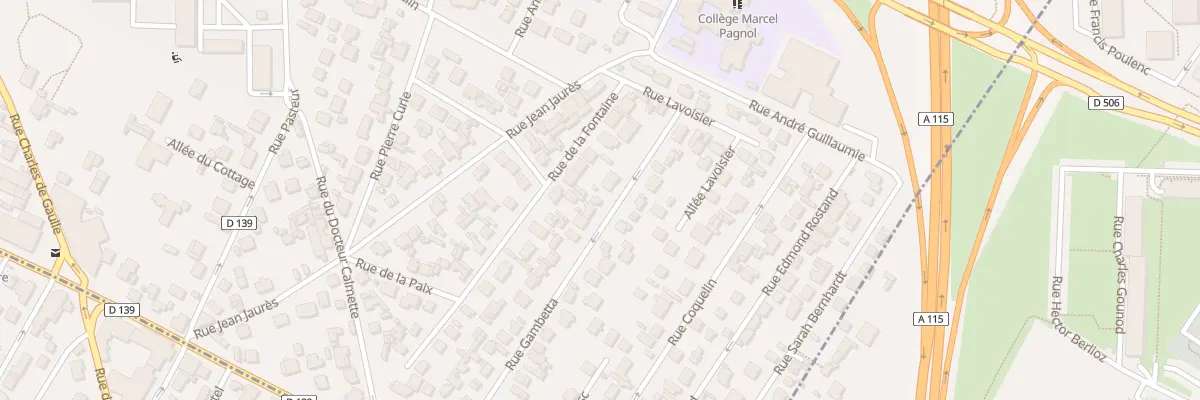 Plan du 33 Rue Gambetta au Plessis-Bouchard