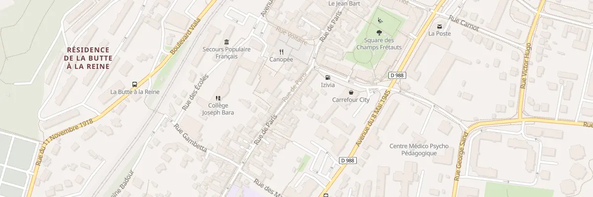 Plan du 167 Rue de Paris à Palaiseau