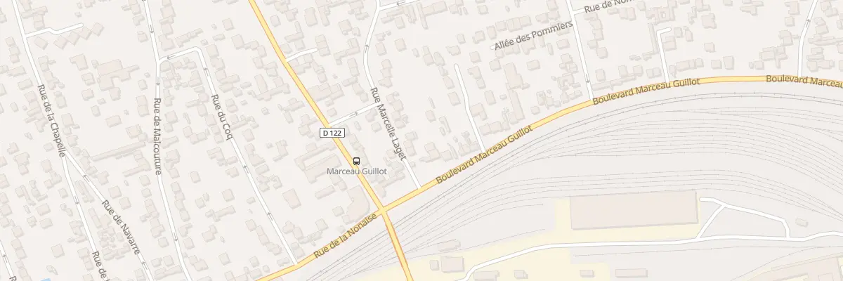 Plan du 8 Rue Marcelle Laget à Argenteuil
