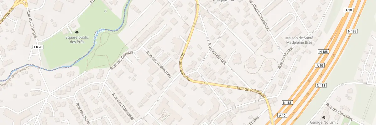 Plan du 1 Rue Heuraux à Villebon-sur-Yvette