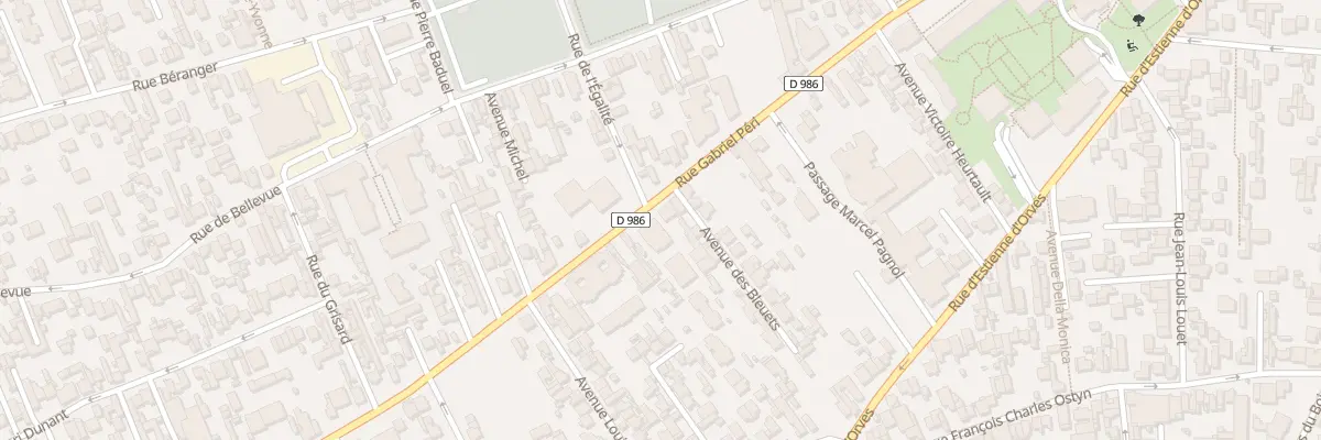 Plan du 189 Rue Gabriel Péri à Colombes