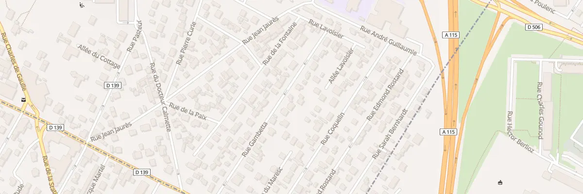 Plan du 20 Rue Gambetta au Plessis-Bouchard
