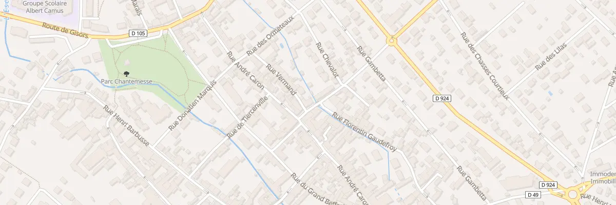 Plan du 25 Rue de Neuilly-en-thelle à Chambly