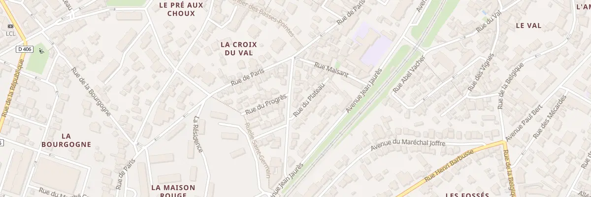 Plan du 11 Rue Edouard Manet à Meudon