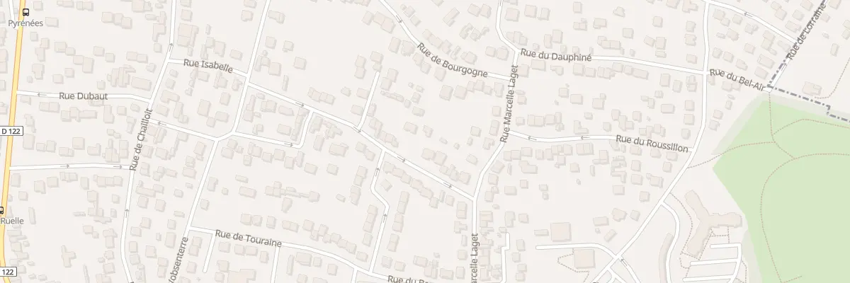 Plan du 12 Rue Martin Fontaine à Argenteuil