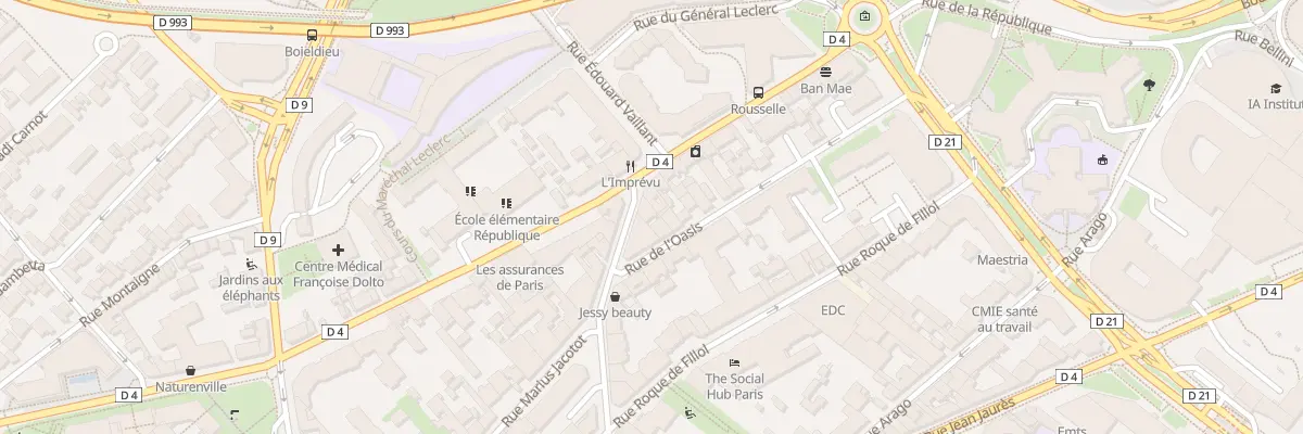 Plan du 5 Rue de l’Oasis à Puteaux