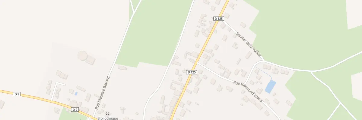 Plan du 21 Rue de la Grande Vallée à Haudivillers