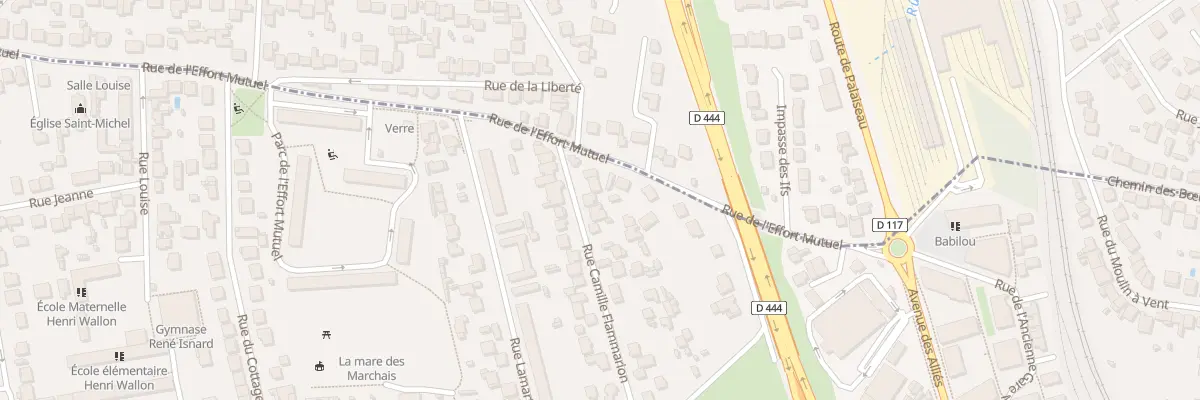 Plan du 40 Rue Camille Flammarion à Palaiseau