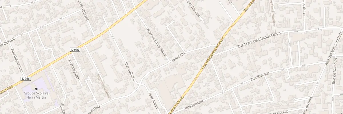 Plan du 36 Rue Félix à Colombes