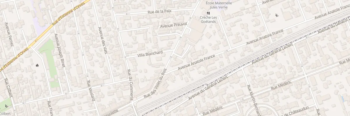 Plan du 213 Rue des Voies du Bois à Colombes