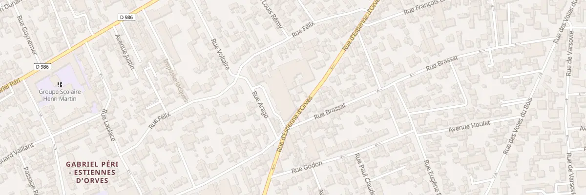 Plan du 184 Rue d’Estienne d’Orves à Colombes