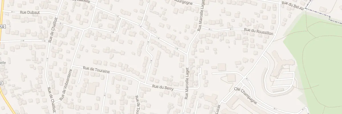 Plan du 7 Rue Martin Fontaine à Argenteuil