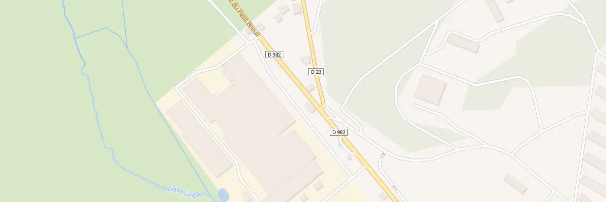 Plan du 19B Rte du Petit Breuil à La Courtine