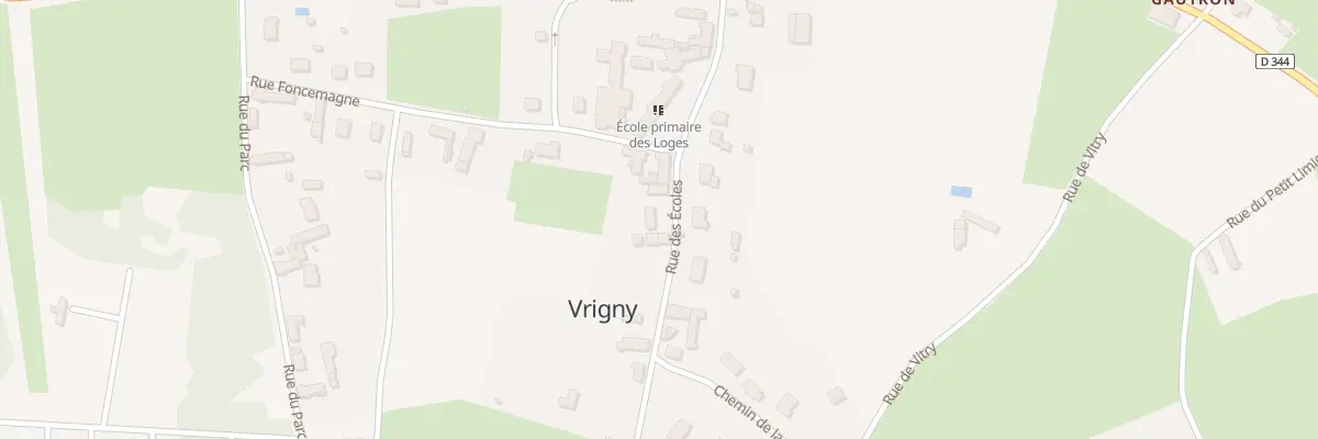 Plan du 20 Rue des Ecoles à Vrigny