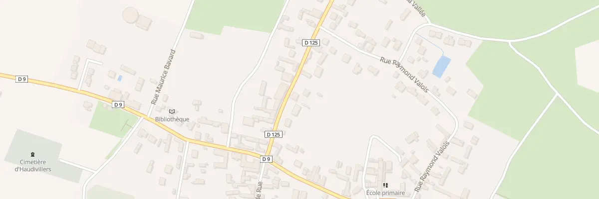 Plan du 14 Rue de la Grande Vallée à Haudivillers
