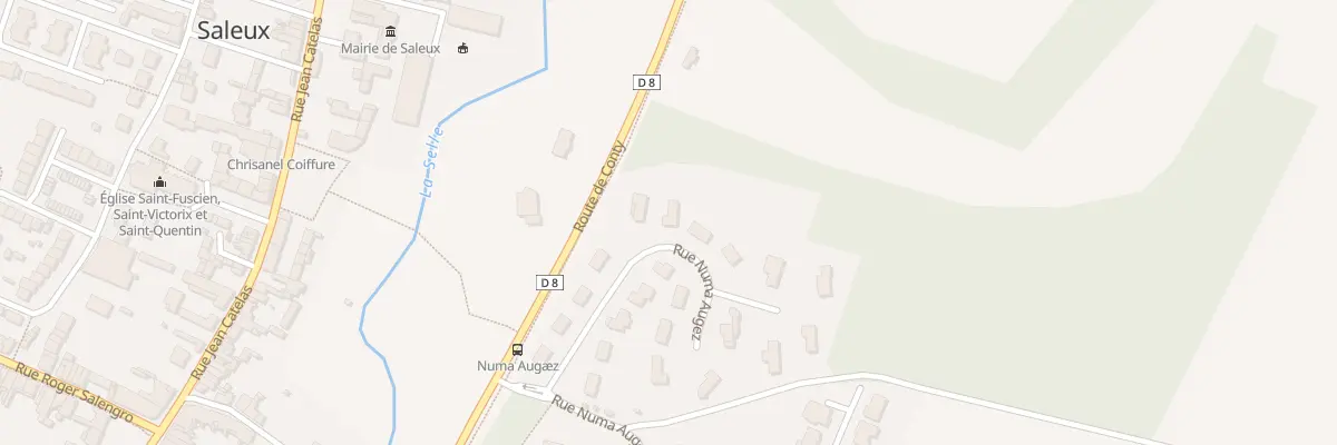 Plan du 6 Rue Numa Auguez à Saleux