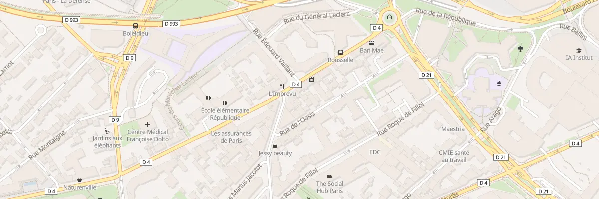 Plan du 81 Rue de la République à Puteaux