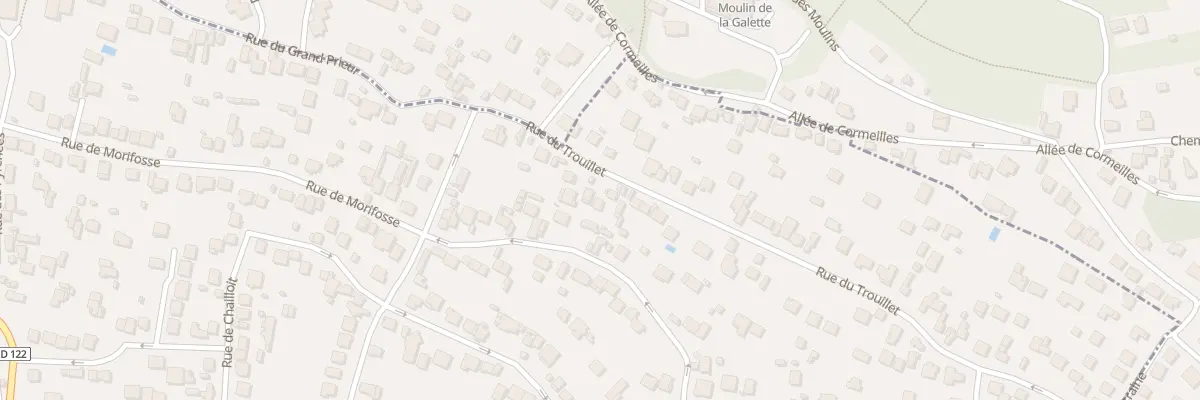 Plan du 57 Rue du Trouillet à Argenteuil