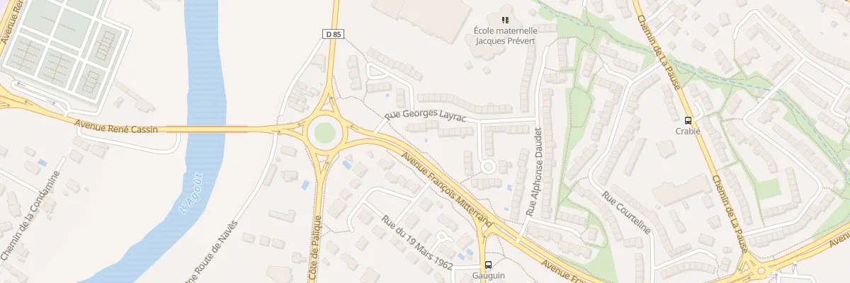 Plan du 6 Rue Georges Layrac à Castres
