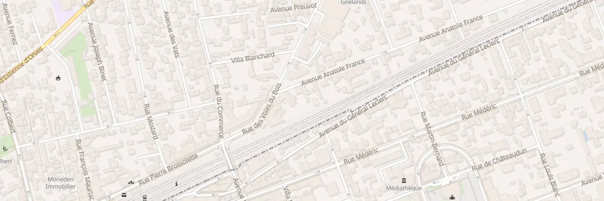 Plan du 57 Av Anatole France à Colombes